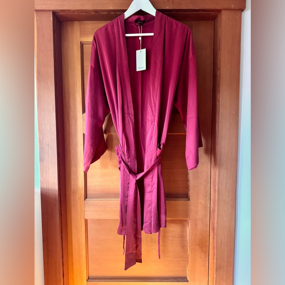 Quince 100% Washable Mulberry Silk Robe, NWT, Various